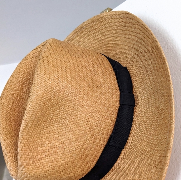 Sold! Vintage Dorfman Pacific Straw Rancher Fedora Sun Hat - Picture 5 of 10